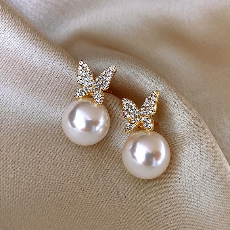 Novo* 2024 Brincos Gota de Pérola // Joias Cor de Ouro da moda para mulheres // Lindo Presente de Casamento, Noivado, Aniversário, etc... // Simplesmente Lindos e Irresistíveis!!!