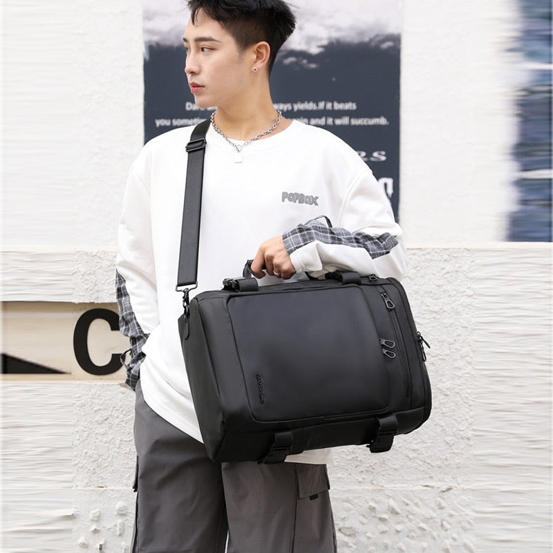 Mochila à prova d'água XA85C WELLVO Para Laptop Masculina // Mochila Grande de 15,6 polegadas (39,62cm) // Multifuncional, Bolsa de Bagagem de Viagem, Masculina
