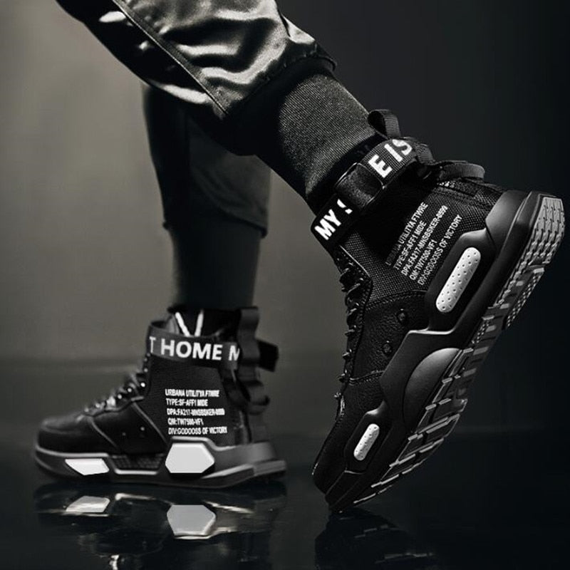 Tênis Masculino WGZNYN // Sapatos Cano Alto para Homens // Selvagem Casual Sports Masculino // Tênis Novos Treinadores // Respiráveis Ao Ar Livre // 100% de Conforto e Durabilidade!!!