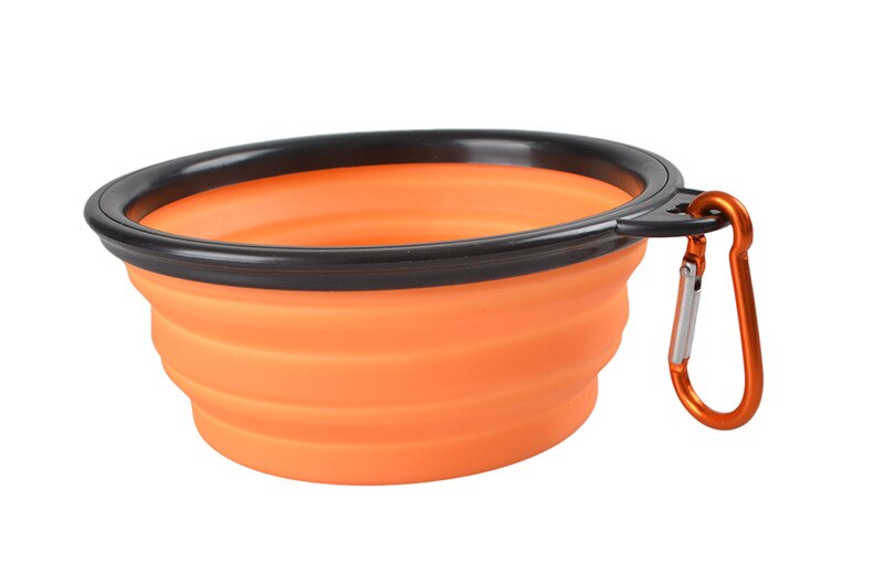 Comedouro De Silicone Portátil 350/1000 ML // Dobrável // Cão Gato // Recipiente Alimentador Para Passeio // A Brincadeira tá só começando...