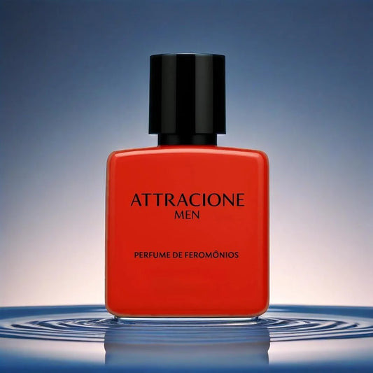 Perfume Attractie Men c/ Feromônios // Fragrância Fixadora e Duradoura // Frasco Vermelho de Luxo 25ml