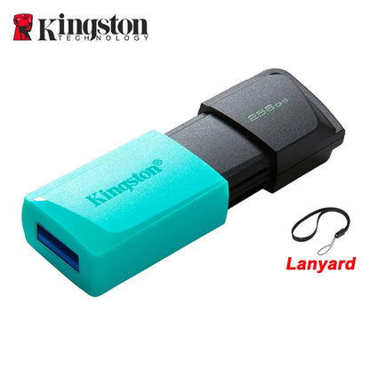 Pen Drive Kingston USB 3.2 Gen 1 // 64 GB, 128 GB e 256 GB // Mini Pen Drive Original p/ PC.