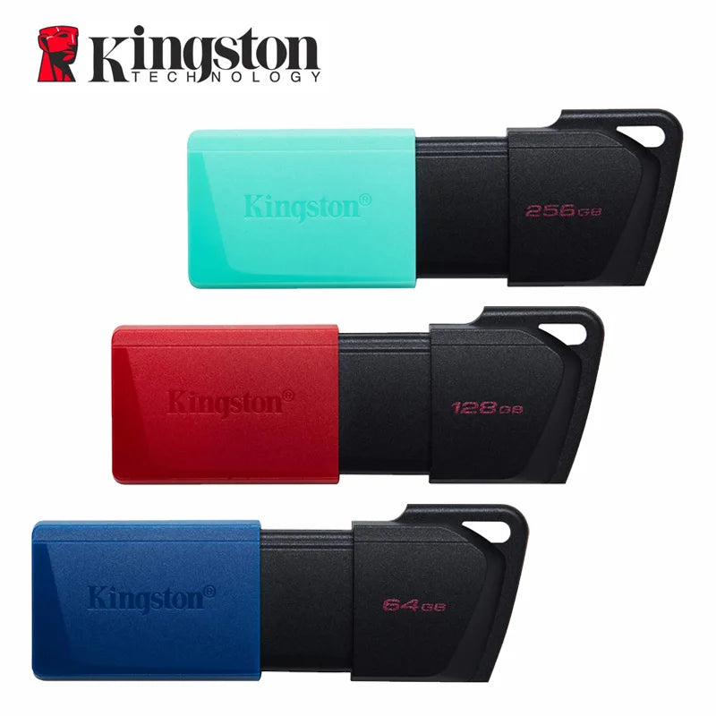 Pen Drive Kingston USB 3.2 Gen 1 // 64 GB, 128 GB e 256 GB // Mini Pen Drive Original p/ PC.