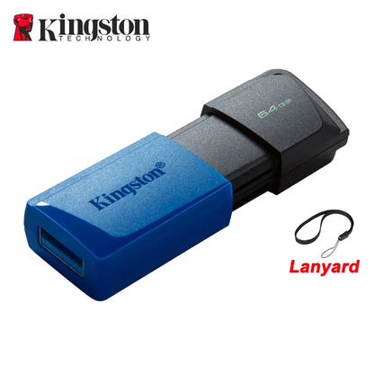 Pen Drive Kingston USB 3.2 Gen 1 // 64 GB, 128 GB e 256 GB // Mini Pen Drive Original p/ PC.