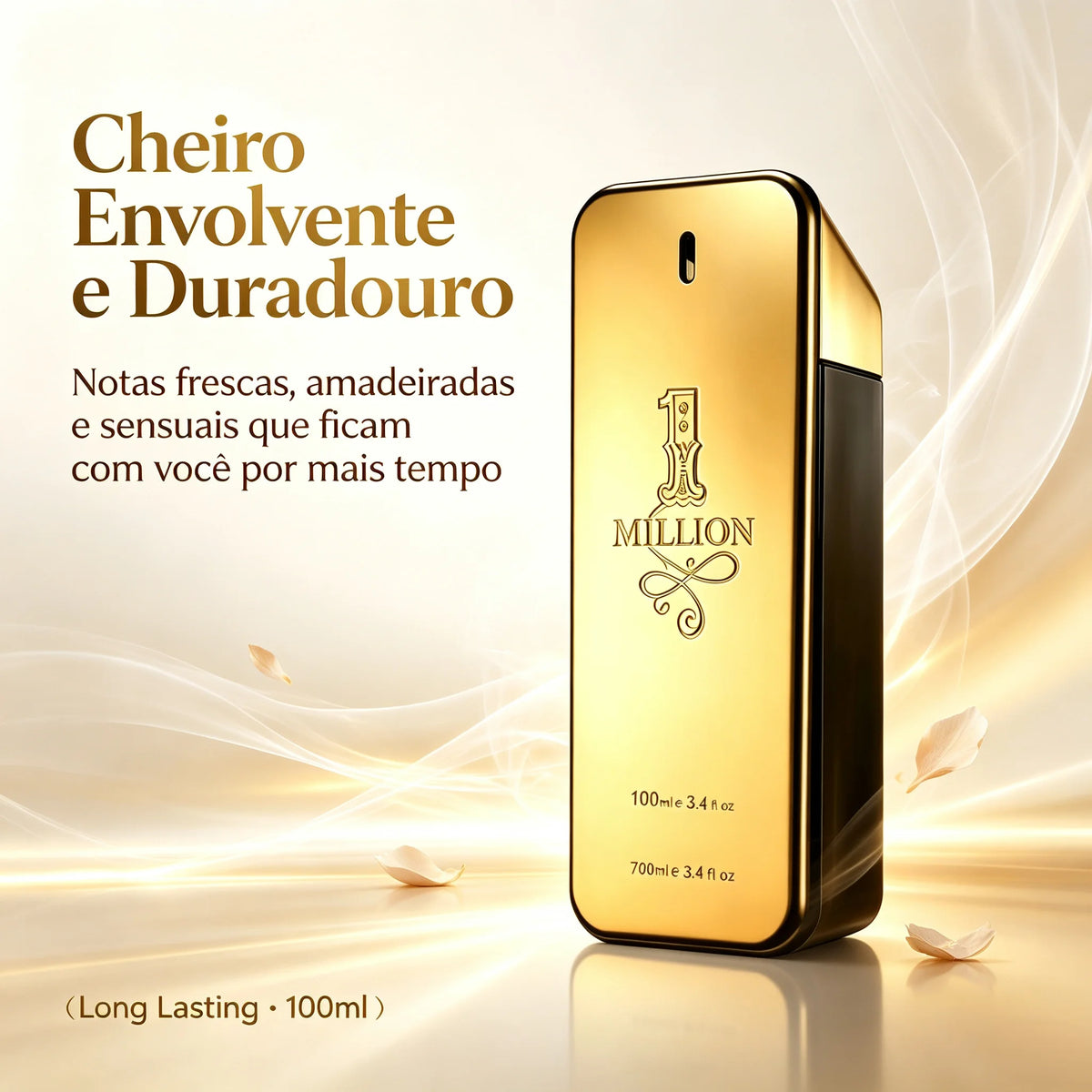 Million Eau de Toilette Masculino, 100 ml // Fragrância de Longa Duração // Um Excelente Presente p/ Homens.