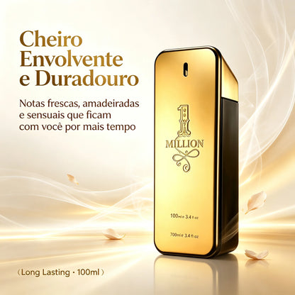 Million Eau de Toilette Masculino, 100 ml // Fragrância de Longa Duração // Um Excelente Presente p/ Homens.