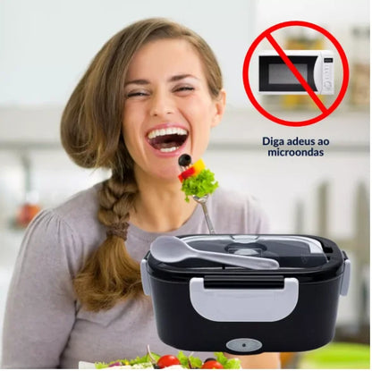 Marmita Térmica (Modelo Aleatório) COM CABO USB PARA CASA // Panela Elétrica Portátil p/ Carro // (Também para Uso Doméstico)
