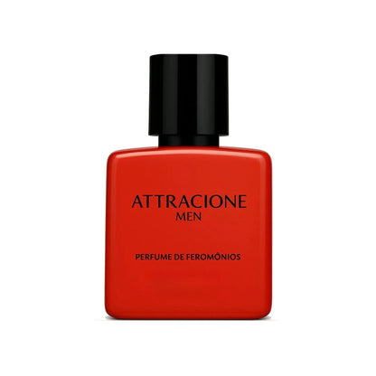 Perfume Attractie Men c/ Feromônios // Fragrância Fixadora e Duradoura // Frasco Vermelho de Luxo 25ml