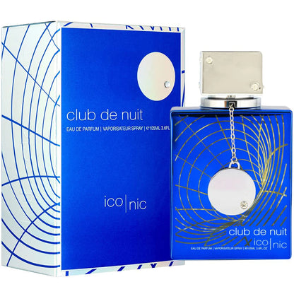 Armaf Club de Nuit Blue Iconic para homens Eau de Parfum Spray, 3,6 onças