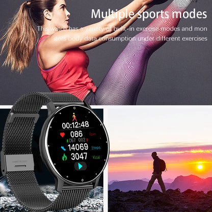 Smartwatch Feminino LIGE 2026 // Tela Touch Completa // Esportivo/Fitness // À Prova d'Água (IP67) // Bluetooth // Compatível com Android e iOS