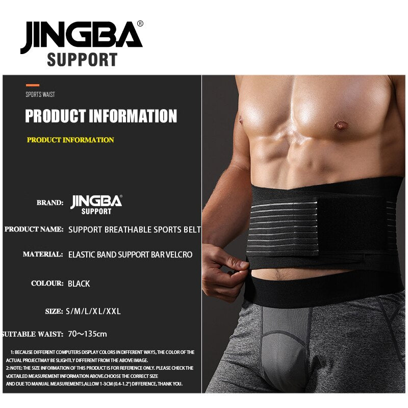 Modelador de Cintura Masculino JINGBA SUPPORT // Support Sauna Suit Modeling // Cinto modelador corporal // Modelador de Perda de Peso // Faixa para Treino de Academia / Espartilho