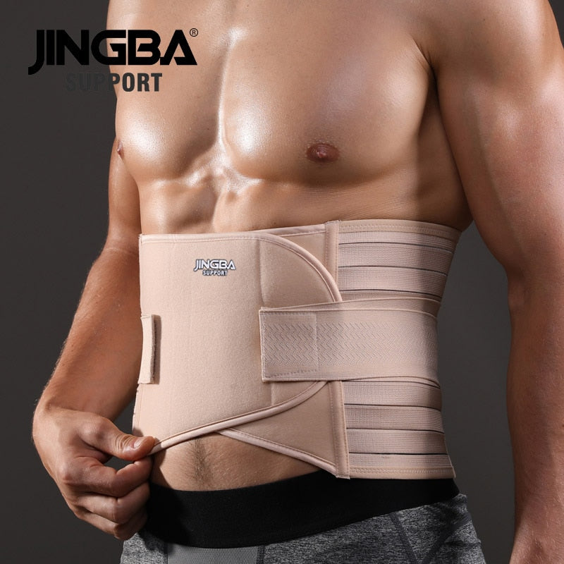 Modelador de Cintura Masculino JINGBA SUPPORT // Support Sauna Suit Modeling // Cinto modelador corporal // Modelador de Perda de Peso // Faixa para Treino de Academia / Espartilho