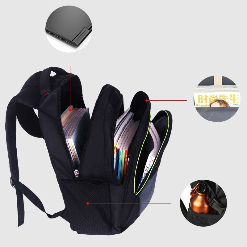 Mochila Masculina WEIXIER Oxford Moda Casual // Bolsa de Alta Qualidade // Estilo Academia // Mochilas Multifuncionais de Grande Capacidade