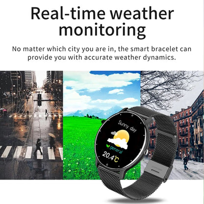 Smartwatch Feminino LIGE 2026 // Tela Touch Completa // Esportivo/Fitness // À Prova d'Água (IP67) // Bluetooth // Compatível com Android e iOS