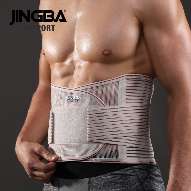 Modelador de Cintura Masculino JINGBA SUPPORT // Support Sauna Suit Modeling // Cinto modelador corporal // Modelador de Perda de Peso // Faixa para Treino de Academia / Espartilho