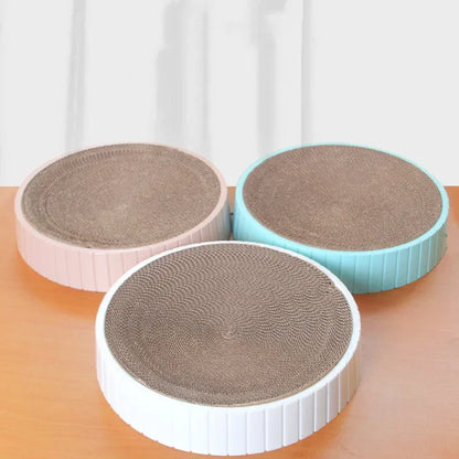 Arranhador p/ Gatos em Formato de Tigela // Garras de Trituração de Papelão Ondulado // Placa de Arranhar p/ Gatos // Brinquedo p/ Gatos // Sofá, Cama