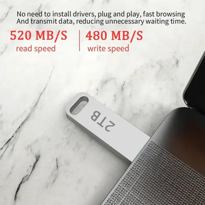 Pendrive Xiaomi 2TB USB 3.2 Flash Drives de Metal de Alta Velocidade // 1TB 512GB Unidade USB Portátil À Prova D'água Disco Flash de Memória Nova Chegada