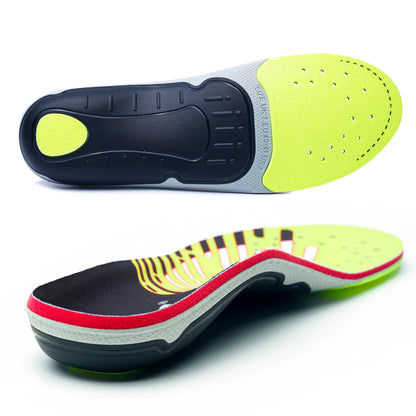 Palmilhas p/ Fascite Plantar // Palmilhas Ortopédicas de Suporte de Arco // Alívio da Dor no Calcanhar p/ Homens e Mulheres // Palmilhas p/ Pés Chatos e Botas de Trabalho