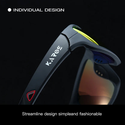 Óculos de Sol Esportivos Polarizados KAROS Unissex // Antirreflexo e Inquebráveis // Ideais p/ Ciclismo, Corrida, Pesca e Direção, com Proteção UV400.