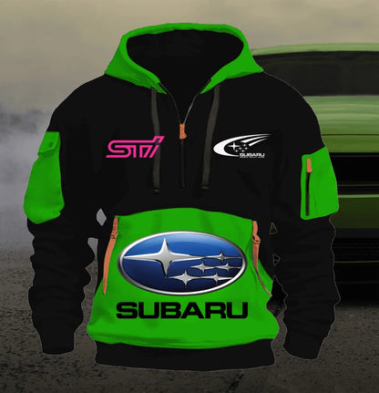 Macacão de Corrida SUBARU 2025 // Novo Moletom Masculino de Lã // Tendência Jovem // Modelagem Folgada // Pulôver c/ Vários Bolsos // Moletom Esportivo Casual, tamanhos P-5XG