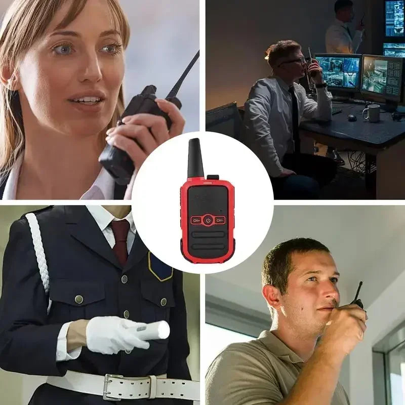 PT858 Walkie Talkie Portátil de Longo Alcance // 16 canais // Rádio Comunicador Bidirecional para caminhadas, acampamentos e viagens, rádio amador