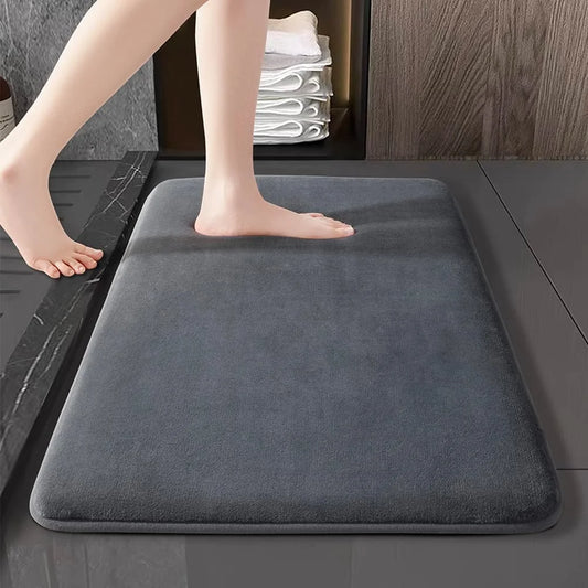 Tapete de Banheiro de Espuma Viscoelástica Antiderrapante // Tapete de Banheiro Ultramacio Antiderrapante e Absorvente de Água