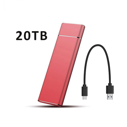 Unidade Externa de Disco Rígido de Alta Velocidade // SSD de 2 TB/20 TB/30 TB c/ Interface tipo C/USB 3.1 // Disco Rígido Portátil p/ PC, Laptop e MAC