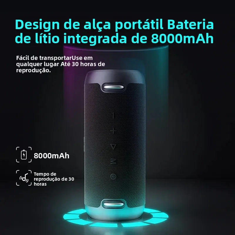 Caixa de Som Bluetooth Mifa A90 com Potência de Saída de 60W // Amplificador Classe D c/ Excelente Desempenho de Graves // Ideal p/ Camping.