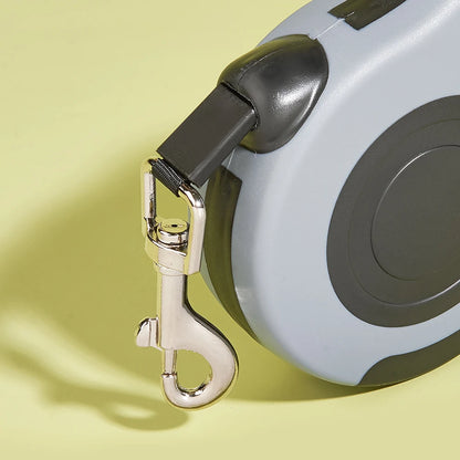 Coleira Retrátil Automática  e Durável de Nylon Forte p/ Cães // De 3m e 5m // Para Cães Pequenos, Médios e Grandes // Suprimentos p/ Animais de Estimação