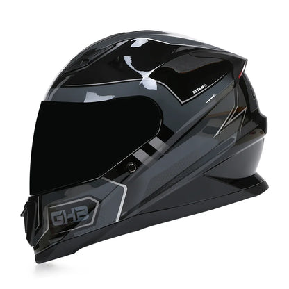 Capacete de Motociclismo Masculino e Feminino // Modelo Integral // Para Downhill e Motociclismo // Com Aprovação DOT.