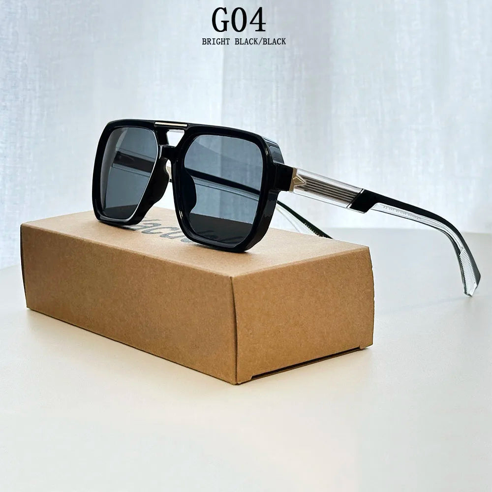 Óculos de Sol Vintage // Unissex luxuosos // Quadrados, Fashion // Óculos de Sol masculino // Lunette Soleil