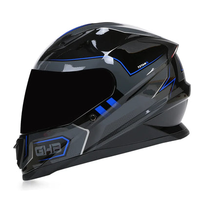 Capacete de Motociclismo Masculino e Feminino // Modelo Integral // Para Downhill e Motociclismo // Com Aprovação DOT.