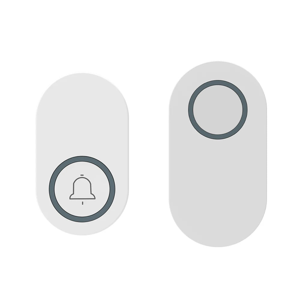 Campainha s/ Fio de Longo Alcance 150 m // 38 melodias // Alarme de Segurança Alimentado por Bateria CR2032