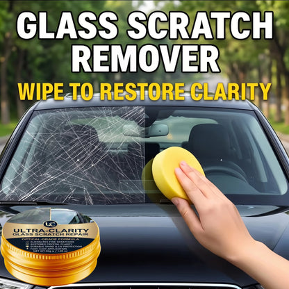 Pasta para Reparo de Riscos em Vidro // Pasta p/ Polimento de Para-Brisas Automotivos // Remove Riscos Superficiais e Manchas de Agua em Vidros de Automóveis, Janelas, Portas e Espelhos.