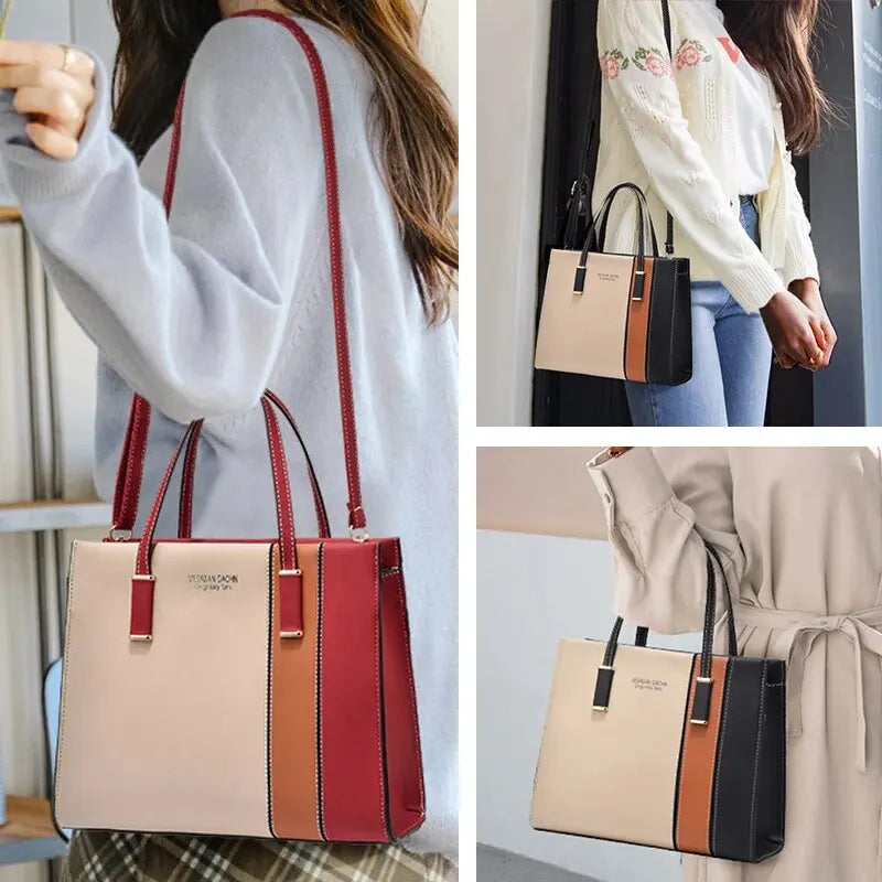 Bolsas de Retalhos para Mulheres c/ Alça Ajustável // Bolsa c/ Grande Capacidade // Ombro / Moda Crossbody // Lindo Presente