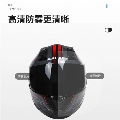 Capacete de Motociclismo Masculino e Feminino // Modelo Integral // Para Downhill e Motociclismo // Com Aprovação DOT.