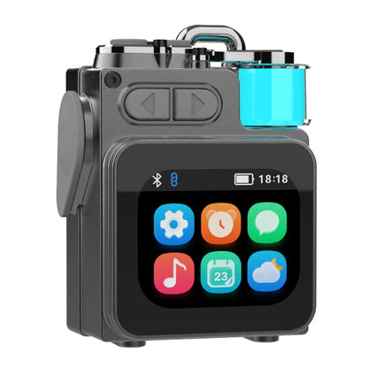 Caixa de Som Portátil s/ Fio Compatível c/ Bluetooth // Caixa de Som Mecânica de Metal c/ Tela de LED RGB e Suporte para Subwoofer de Mesa.
