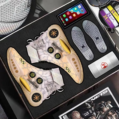 Sapato Esportivo Masculino Respirável de Alta Qualidade // Absorção de Choque // Novo Botão Rotativo // Lindos Sapatos Casuais para Prática de Esportes. Escolha já o seu!!!