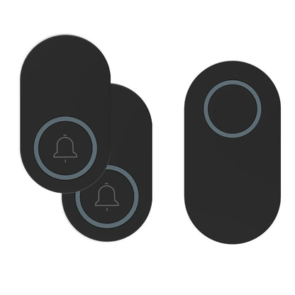 Campainha s/ Fio de Longo Alcance 150 m // 38 melodias // Alarme de Segurança Alimentado por Bateria CR2032