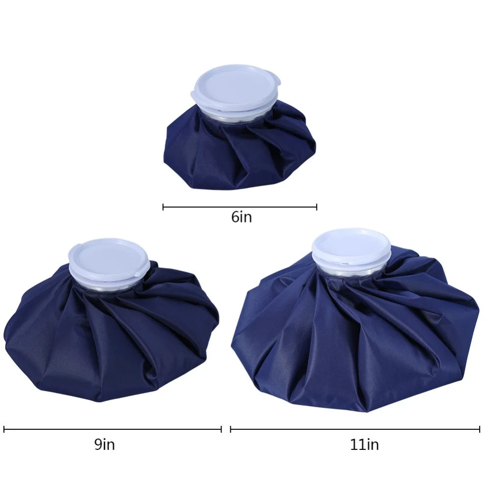 Bolsa de Gelo Reutilizável p/ Terapia Quente e Fria // Bolsa de Gelo em TPU à Prova de Vazamentos // Para Lesões Esportivas // Alívio da Dor, Inchaço, Entorses e Dores Musculares.