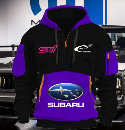Macacão de Corrida SUBARU 2025 // Novo Moletom Masculino de Lã // Tendência Jovem // Modelagem Folgada // Pulôver c/ Vários Bolsos // Moletom Esportivo Casual, tamanhos P-5XG