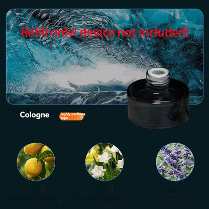 Aromatizador de Ar Inteligente Recarregável p/ Carro // Difusor de Aroma em Formato de Nuvem c/ Luz RGB p/ Interior Automotivo.