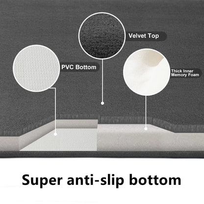 Tapete de Banheiro de Espuma Viscoelástica Antiderrapante // Tapete de Banheiro Ultramacio Antiderrapante e Absorvente de Água