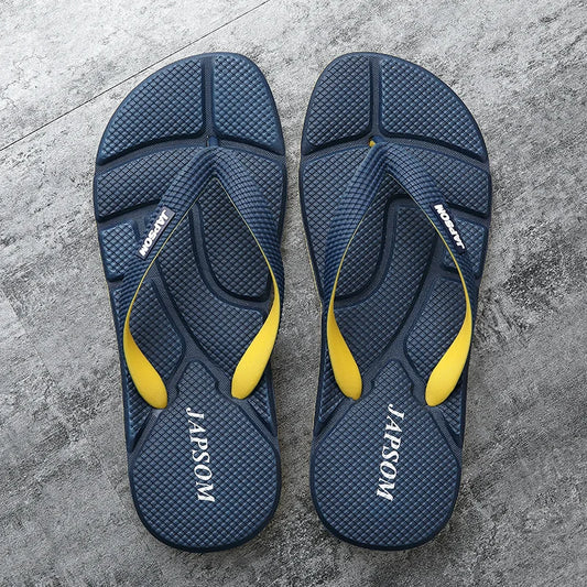 Chinelos OEIN de Massagem Masculino Flip Flops Moda // Tamanho Grande 39-48 // Casual Slides Masculino Anti Deslizamento // Chinelos de Praia