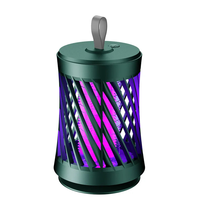 Mata-Mosquitos Recarregável via USB // Eletrocutador Elétrico // Armadilha de Sucção Portátil p/ uso Interno e Externo // Seguro p/ Crianças.