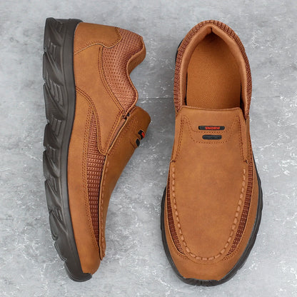 Mocassins Masculinos PUAMSS s/ Cadarço // Calçados Casuais Masculinos // Tênis Confortáveis p/ Caminhada // Calçados Masculinos de Luxo