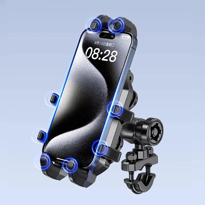 Suporte de Celular p/ Moto com Amortecedor de Vibração de Alta Qualidade // Suporte de Navegação Antivibração