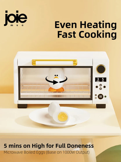 Joie Microondas Egg Boiler eggy // Microondas Egg Poachers // Fogão Vaporizador // Caixa para Ovos de Galinha e Codorna // Utensílios de Cozinha para Ovos