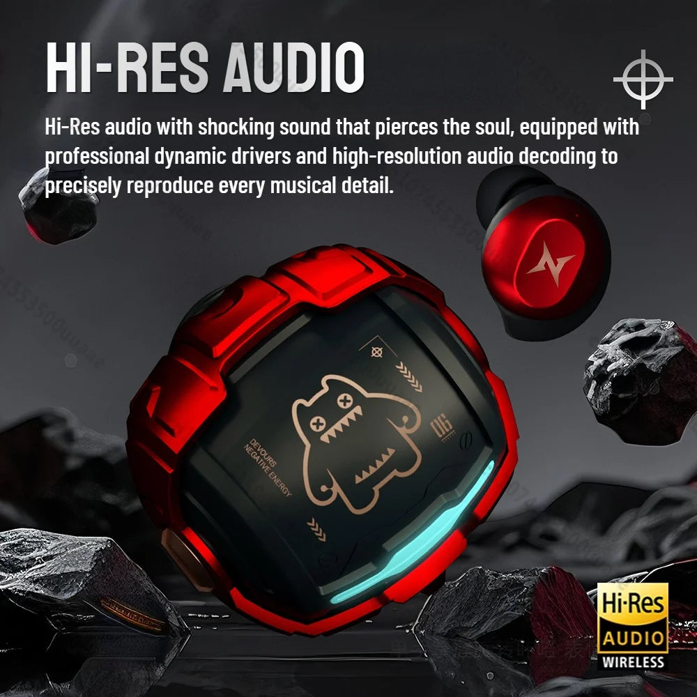 Fones de Ouvido Sem Fio Zombiescat B12 TWS – Bluetooth 5.4 // Design Intra-auricular Discreto // Estojo com Tampa Giratória // Fones Esportivos Bluetooth