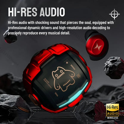 Fones de Ouvido Sem Fio Zombiescat B12 TWS – Bluetooth 5.4 // Design Intra-auricular Discreto // Estojo com Tampa Giratória // Fones Esportivos Bluetooth